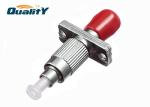 FC To ST Metal Fiber Optic Adapter , Singlemode SM Fiber ST Female To FC Male