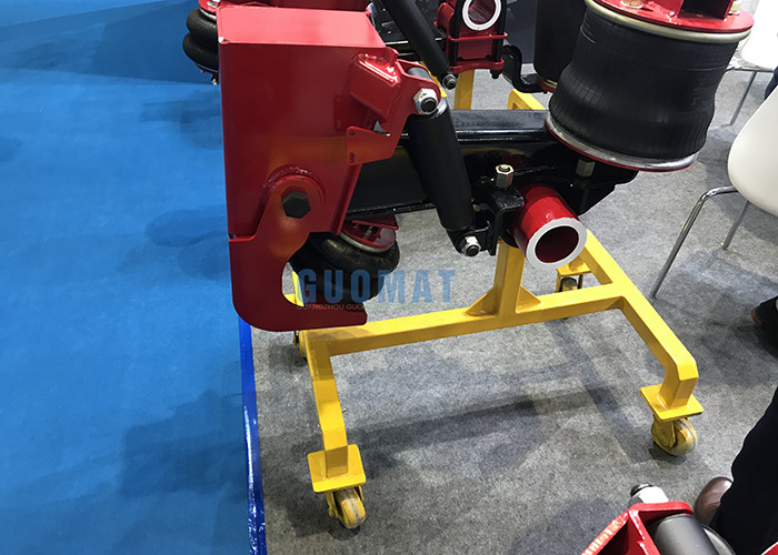 Two Spring Guide Arms Suspension Air Spring For Gap Free Design Trailers