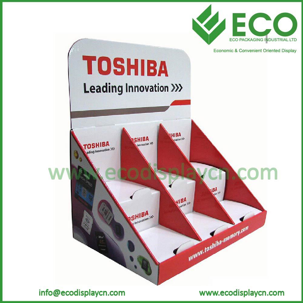 Retail Custom Printed POP Advertising Cardboard Display, Counter Display