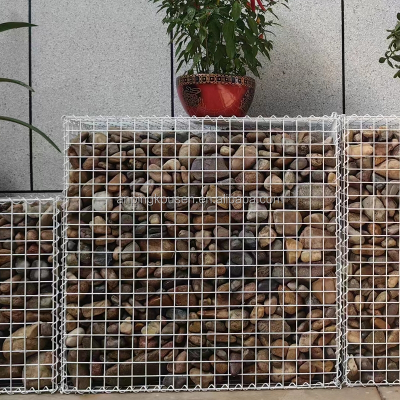 Galfan Welded Gabion Basket for Galvanized/PVC Coated Retaining Wall Construction
