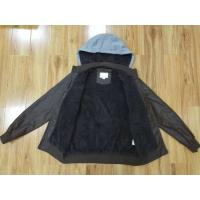 Buy cheap Quilted Padded Leather Motorcycle Jacket Black Brown Hooded Collar product