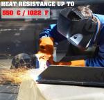 Welding Working Fire Retardant Insulation Blanket 6x8 feet with Hand Protection