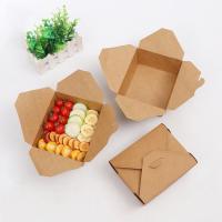 Buy cheap Folding Takeaway Food Boxes Environmental Protection Various Size Available product