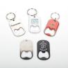 Buy cheap Custom Beer Bottle Opener Keychain Stainless Steel Card Shape Manual Can Opener from wholesalers