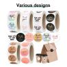 Buy cheap Self Adhesive Custom Shape Waterproof Packaging Thank you Sticker Labels from wholesalers