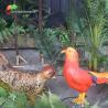 Buy cheap Movement Realistic Animatronic Animals Customized Size Golden Pheasant from wholesalers
