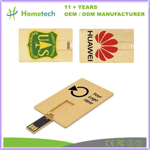 Buy cheap Recycled Biodegradable Credit Card Flash Drive Business Credit Card USB Flash Drive Easy to Carry from wholesalers