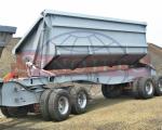 60 Ton Double Axle Dump Trailer 13 / 16 Ton Axle Model 28T Landing Gear