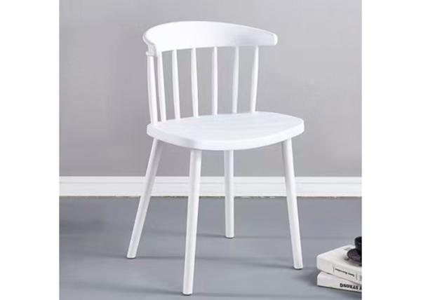 Buy cheap Polypropylene Coloured Plastic Dining Chairs 50cm 46cm Black White from wholesalers