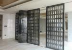 Brushed black titanium stainless steel screen , price stainless steel wall