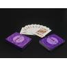 Buy cheap Purple Color Printed 300gsm C2S Paper Playing Cards 63x88mm Tuck Box Packaging from wholesalers