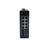 Buy cheap Industrial SFP Ethernet Switch 2 SFP 8 UTP Port Gigabit Fiber Converter 24V Power Supply from wholesalers