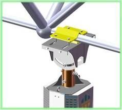 Large Hvls Industrial Ceiling Fan Application in Inner Basketball Sports Center