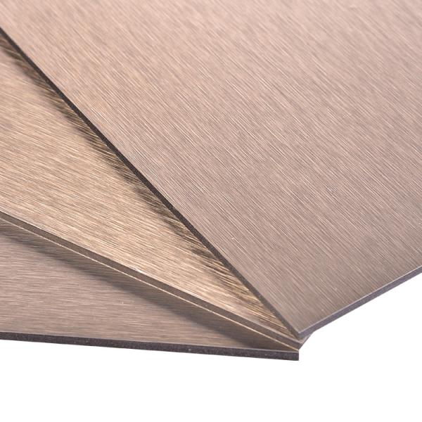 Buy cheap UV Resistant Aluminum Brushed Composite Panel Impact Resistant For Long Lasting Durability from wholesalers