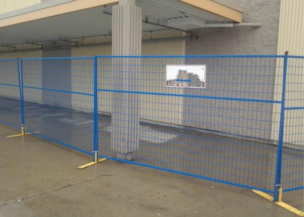 Buy cheap Customizable Color Canada Construction Fence Panels PVC Temporary Fence from wholesalers