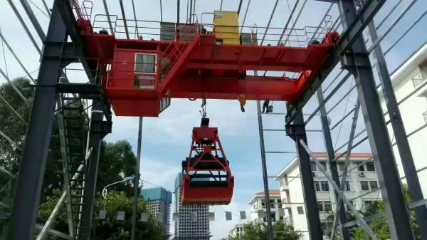 Buy cheap China Made Hydraulic Overhead Bridge Grab Bucket Crane for Waste Incineration Plants Using from wholesalers