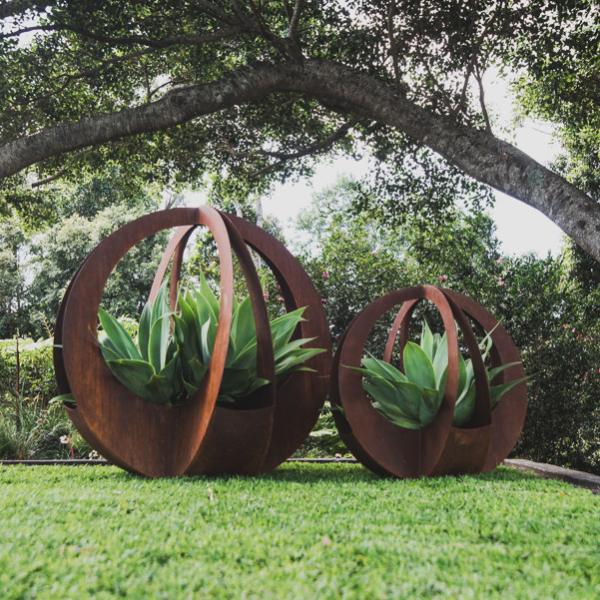Buy cheap Gnee Garden Large Corten Steel Planters Decorative Outdoor from wholesalers