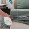 Buy cheap Non-Filling 100% Washed Cotton 4 Piece Bed Sheets for a Relaxing Sleep from wholesalers