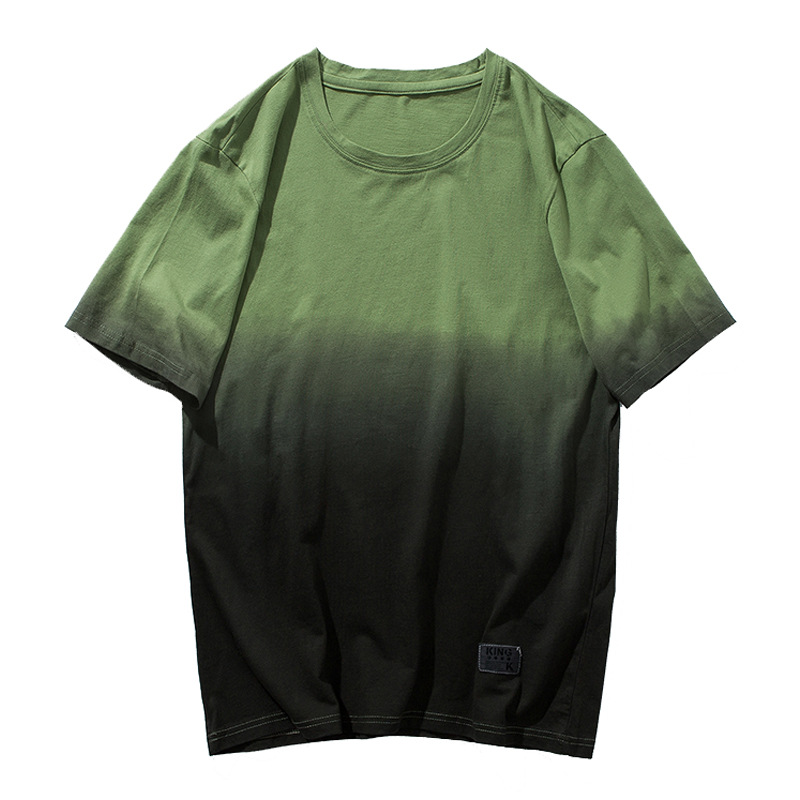 Customized fashion short sleeve cotton plain wholesale change color t shirts price
