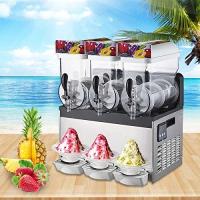Buy cheap 15L Three Tank Ice Slush Machine Stainless Steel Body Margarita and Slush Maker product