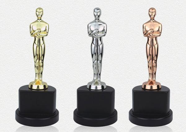 Buy cheap figure Award Metal Cup Trophy Zinc Alloy Material With Black Crystal Base from wholesalers