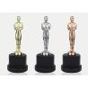 Buy cheap figure Award Metal Cup Trophy Zinc Alloy Material With Black Crystal Base from wholesalers
