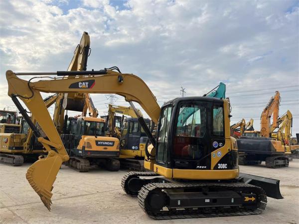 Buy cheap Used Caterpillar 308C Used Excavators Mini Excavator Cat from wholesalers