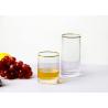 Buy cheap Golden Rim 155mm Lead Free Crystal Drinking Glasses , Highball 17 Oz Drinking Glasses from wholesalers