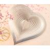 Buy cheap Heart Shape Metal Wind Spinner 0.5mm Silver Stainless Steel Wind Spinner from wholesalers