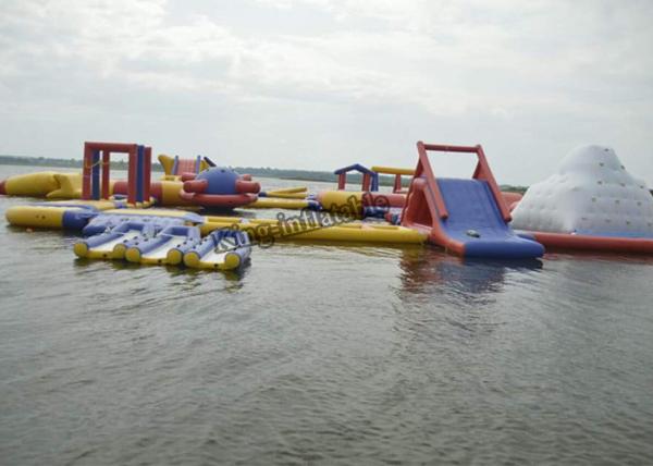 Buy cheap Commercial PVC Tarpaulin Inflatable Water Parks , Splash Water Playground Equipment from wholesalers