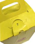 Disposable 5L Hospital Medical Sharps Box With Superior Safety Design