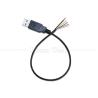 Buy cheap Shield USB A Male to 4 Bare Wires Open End Pigtail Cable from wholesalers