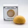 Buy cheap 7*7*3.5cm Half Ball Natural Konjac Puff Antibacterial Konjac Jelly Sponge from wholesalers