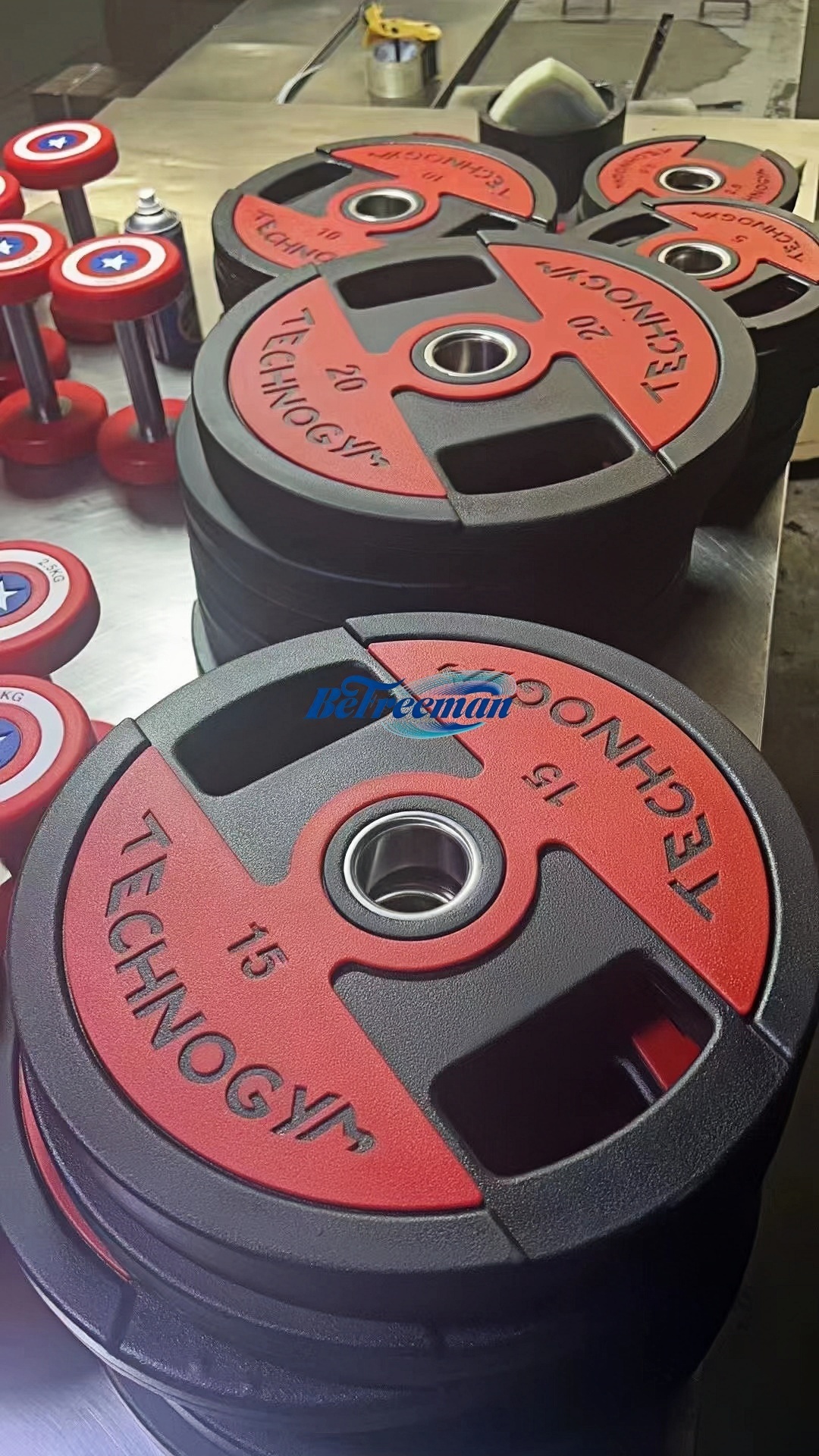 High End CPU Bumper Plates Weightlifting For Gym 2.5kg 5kg 10kg 15kg 20kg 25kg