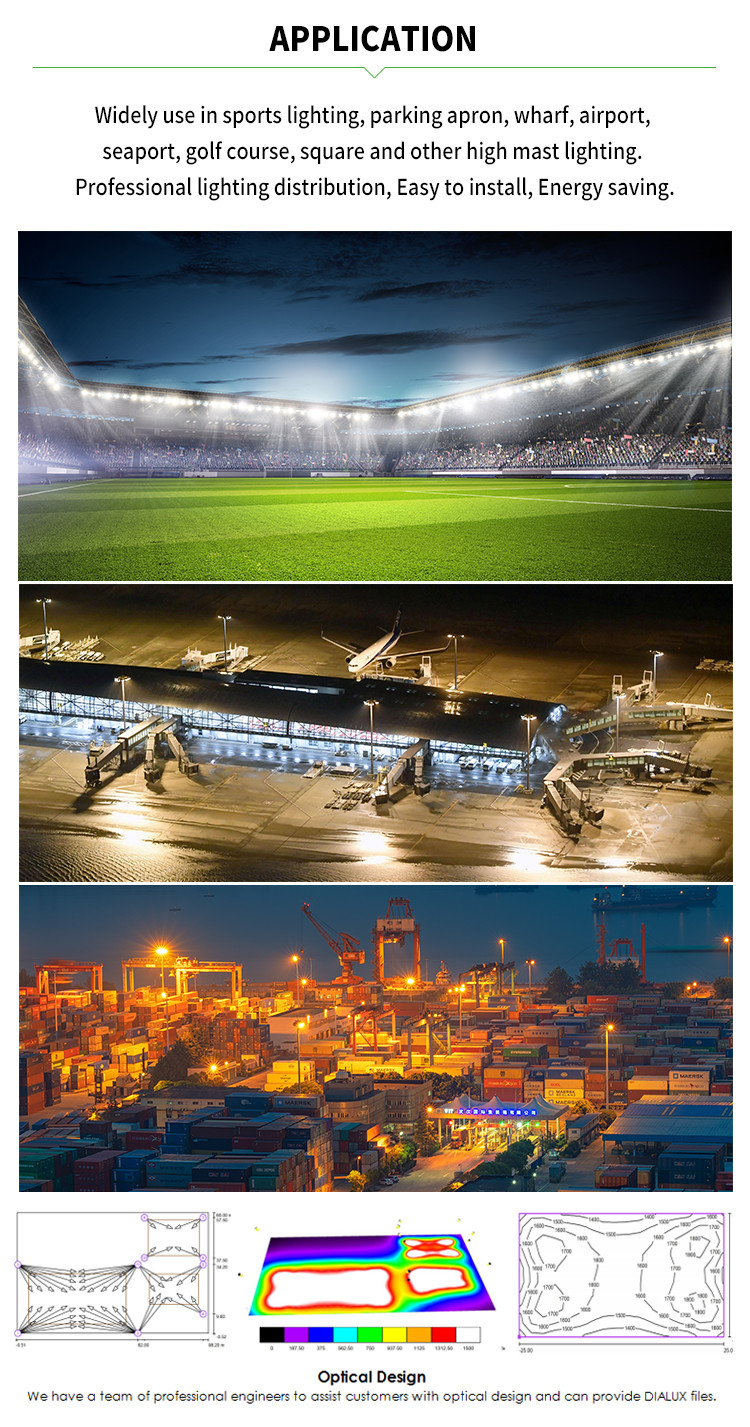 High Mast Lights 1000w Outdoor Led High Mast Light Led Light For Basketball Court