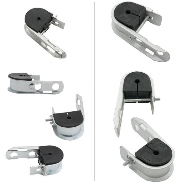 Buy cheap Stainless Steel Round Type J Hook Suspension Clamp for Fiber Optic Cable Tension from wholesalers