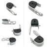 Buy cheap Black Round Type ADSS Optical Cable Fitting Fiber Optic J Hook Suspension Clamp with PA6 PA66 and Metal Material from wholesalers