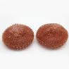 Buy cheap 25g H65 Pure Copper Scrubbers For Kitchen Cleaning Strong Cleaning Capacity from wholesalers