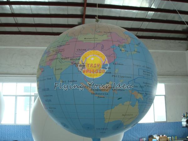 Buy cheap 7ft Diameter Inflatable Advertising Helium Earth Balloons Globe for Political events from wholesalers