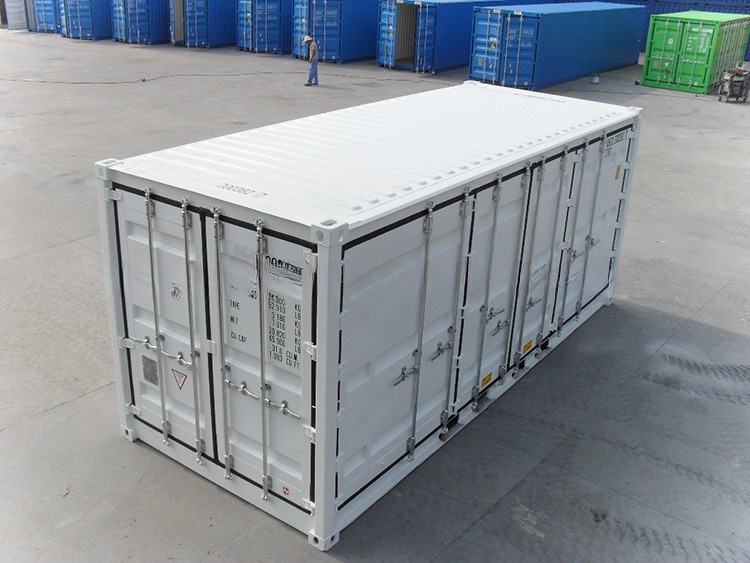 20ft High Cube Side Opening Shipping Container with One Open Side Door External Dimensions 6.058 x 2.438 x 2.896 M