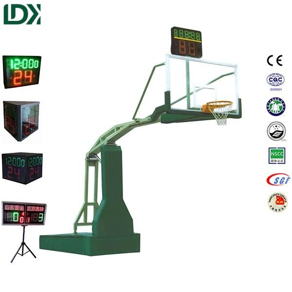Buy cheap Stadium Training Basketball Stand Portable Electric Hydraulic Basketball Ring System from wholesalers