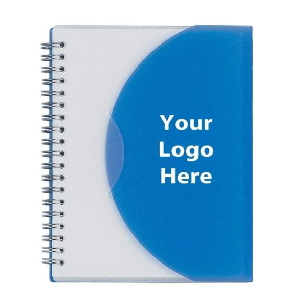 Buy cheap PVC / PP Cover Custom Printed Spiral Notebooks Size 5.25 * 8.25 Inches from wholesalers