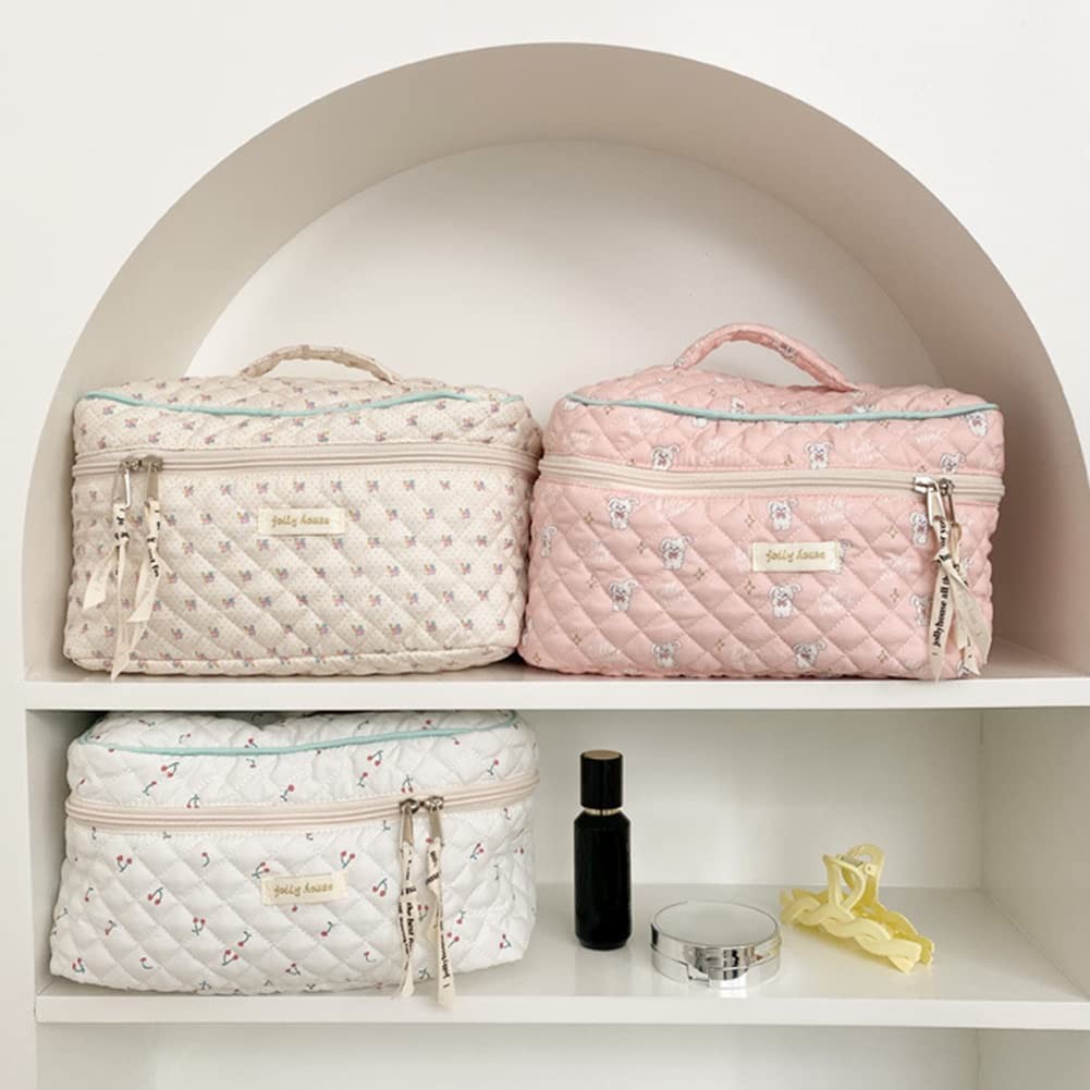 Custom Logo Personal Zipper Cosmetic Makeup Bag Luxury Large