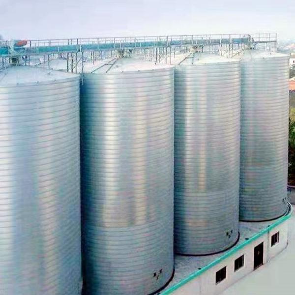 Buy cheap 5000m3 Mondes Spiral Steel Silo , Galvanized Steel Grain Silo Storage from wholesalers