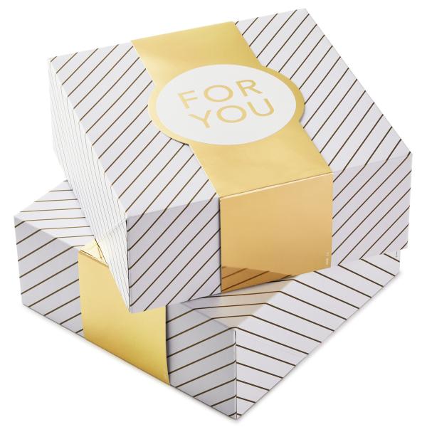 Buy cheap Striped 2 Pack Rigid Packaging Box Screen Printing UV Coating from wholesalers