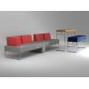 Buy cheap Commercial Restaurant Booth And Table Set / Waiting Area Benches Set from wholesalers