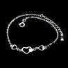 Buy cheap Customized Sterling Silver Friendship Bracelet / Elegant White Gold Ankle Bracelet from wholesalers