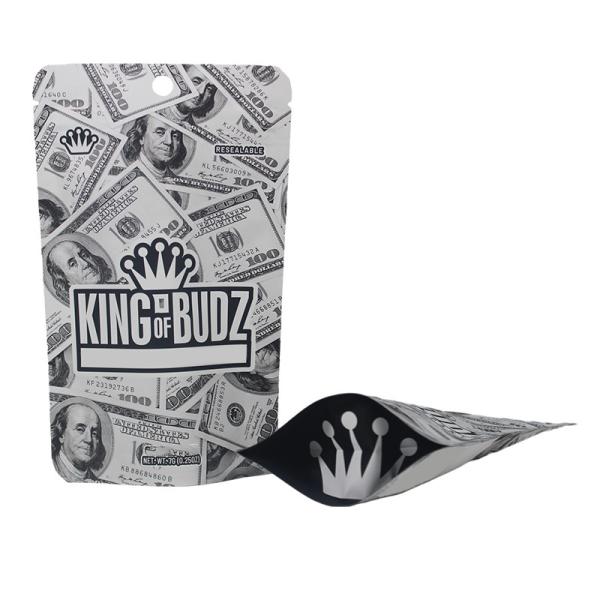 Buy cheap 3.5g 7g Zipper Mylar Bags Soft Touch Smell Proof Child Resistant For Cookie Packing from wholesalers