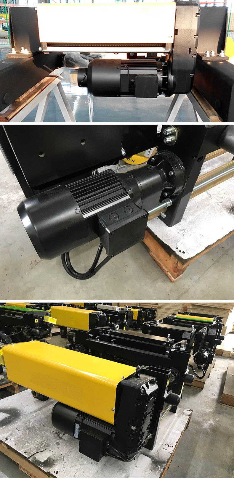 3.2 Ton Electric Hoist Drive Units Gear Motors 3.2KW 20CrMnTi