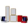 Buy cheap Customized Gold Trim LED Jewelry Box Organizer for Bracelet Necklace Earrings Ring from wholesalers